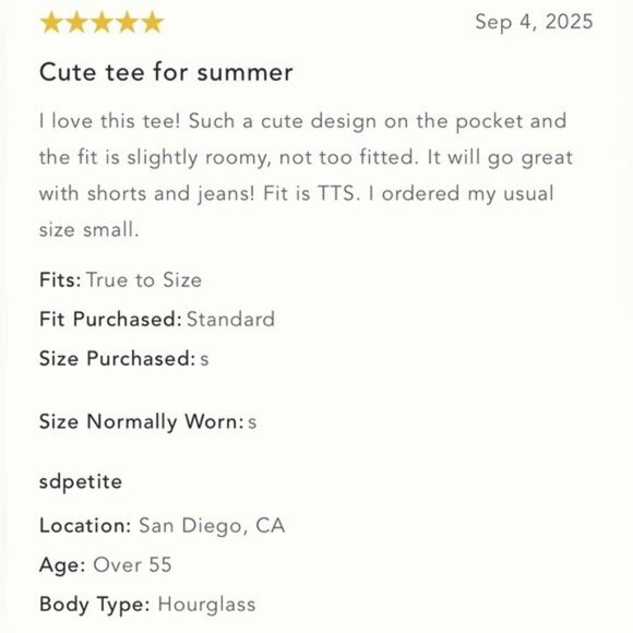 NWT Size XL -Anthropologie 100% Cotton Tee pocket embroidery White - Picture 8 of 16